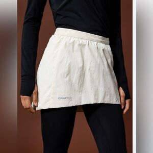 Craft Subskirt 4 Insulated Running Skirt Beige Small Windproof Warm